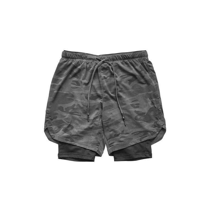 Men 2 in 1 Running Shorts