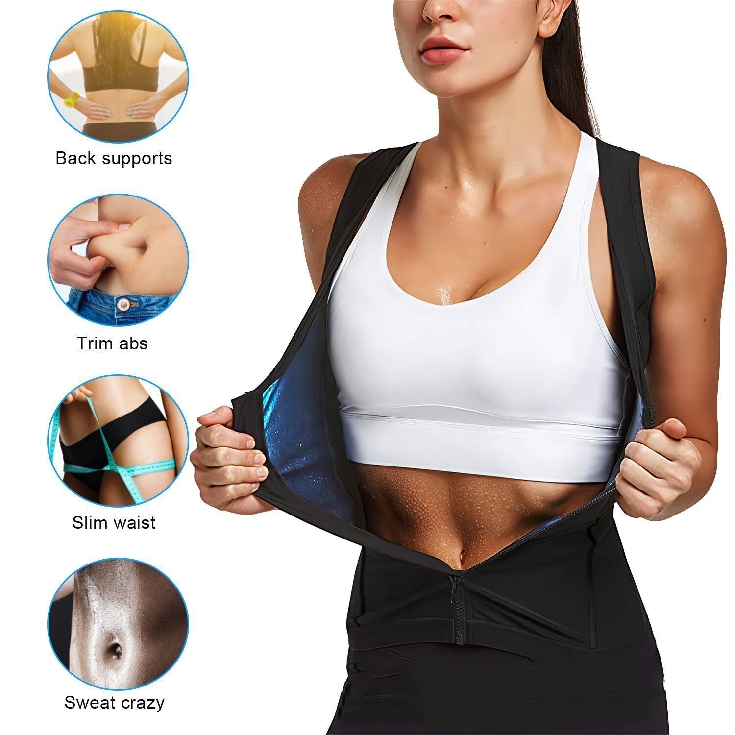 Sleeveless Compression Sauna Vest