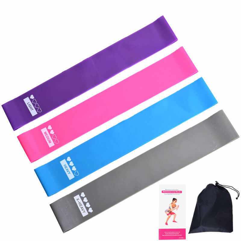 Resistance Bands Set – Elastic Booty Bands for Glutes, Legs & Yoga | Workout Bands for Women & Men – Fitness, Gym & Home Exercise Equipment