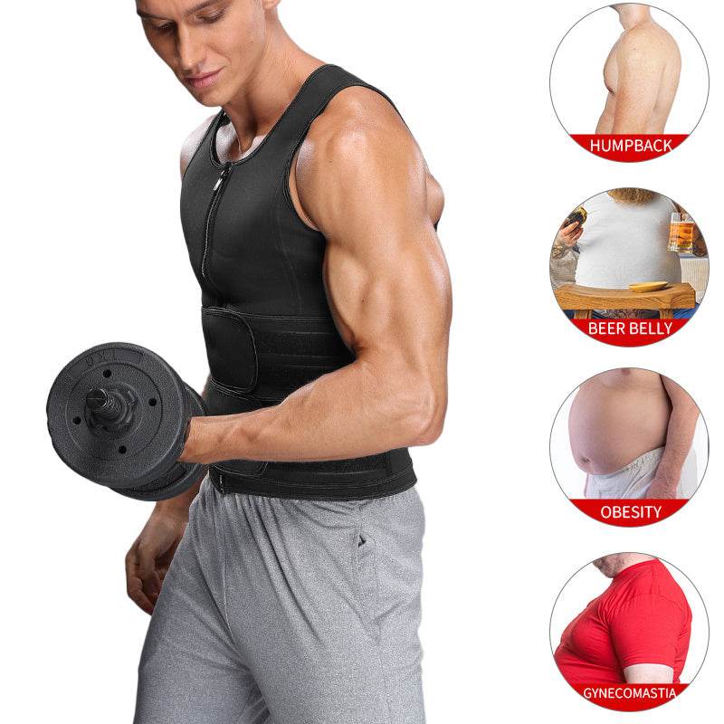 Men Shapewear Sauna Waist Trainer