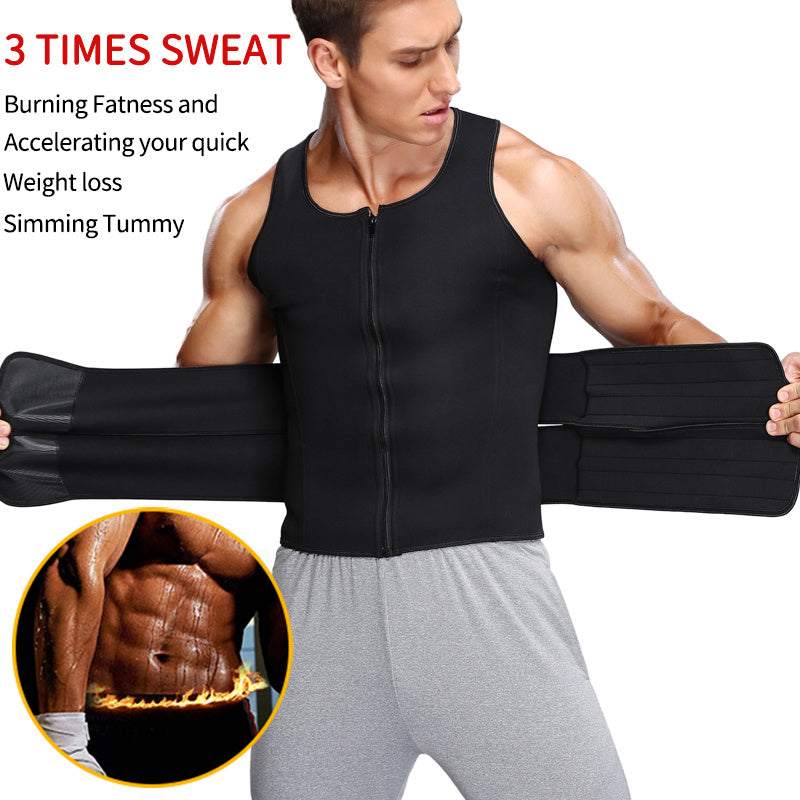 Men Shapewear Sauna Waist Trainer