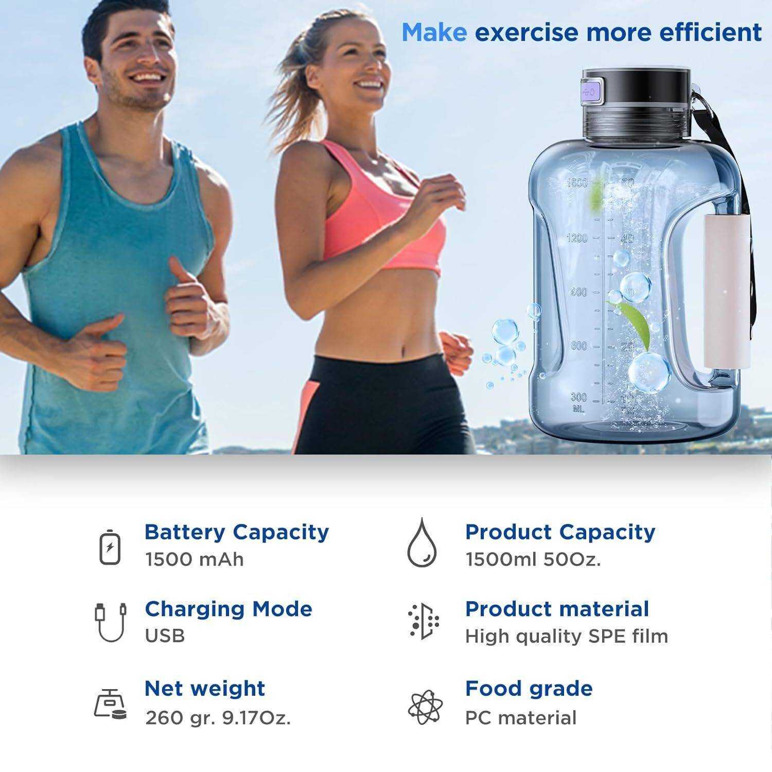 Rich Hydrogen Water Bottle