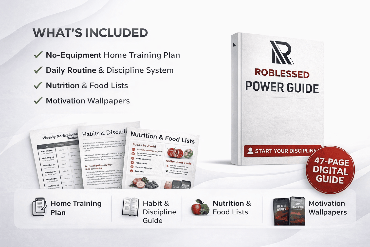 Roblessed Power Guide what’s included