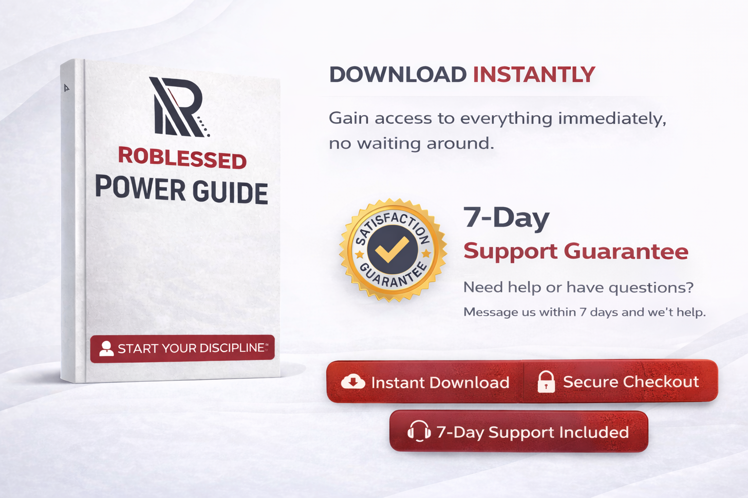 Roblessed Power Guide 7 Day Help Guarantee