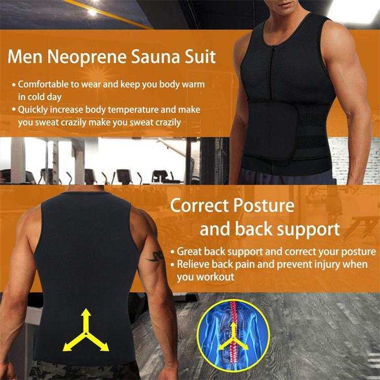 Men Shapewear Sauna Waist Trainer