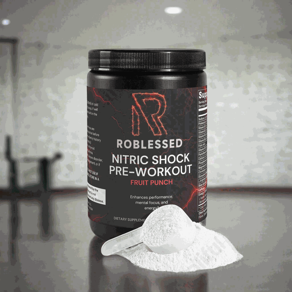 Nitric Shock Pre-Workout Powder (Fruit Punch)